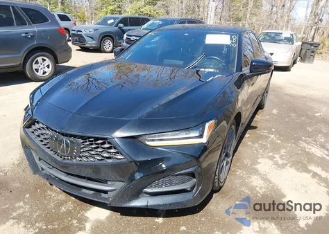 2021 Acura Tlx A-Spec Package z USA, uszkodzony, nr VIN 19UUB6F5XMA003300